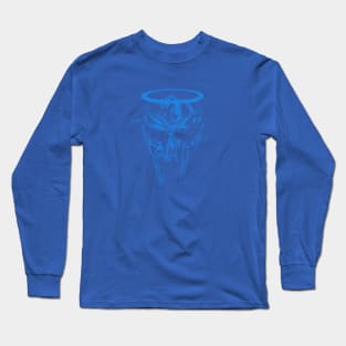 MF Doom Mask Angel Blue Long Sleeve T-Shirt